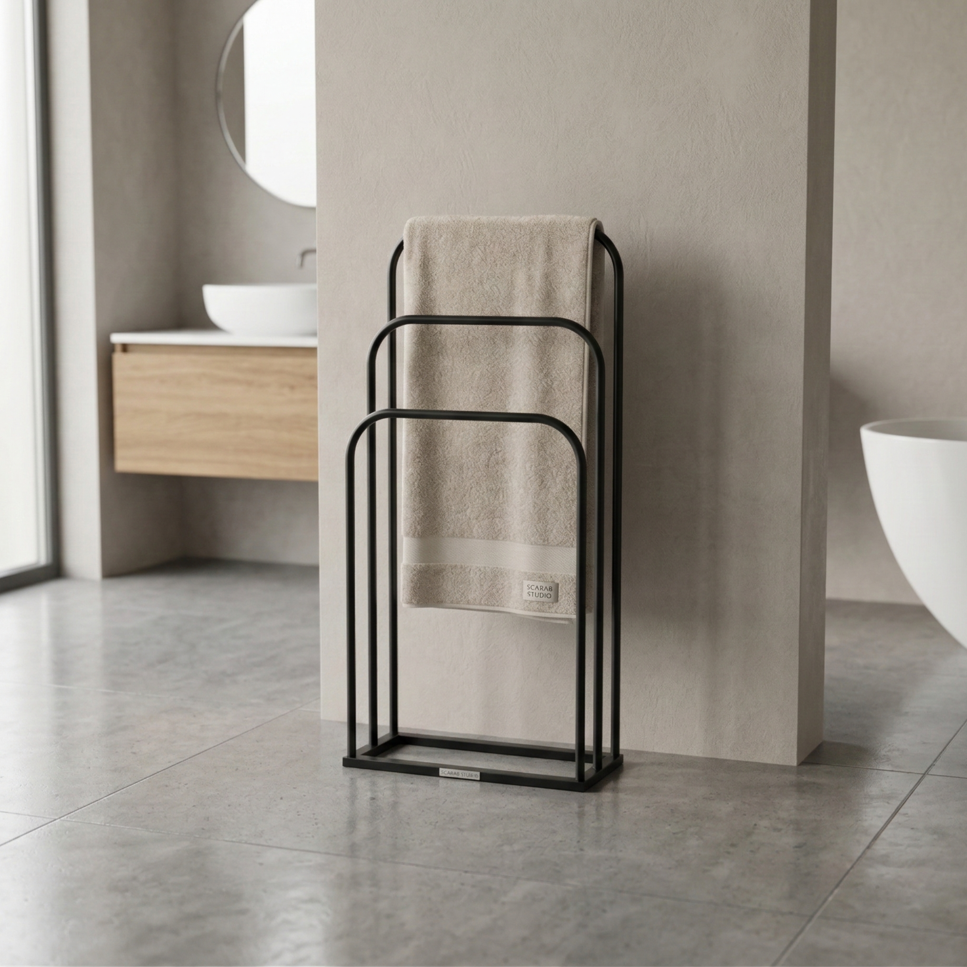 Scarab Amanda Narrow Towel Rail