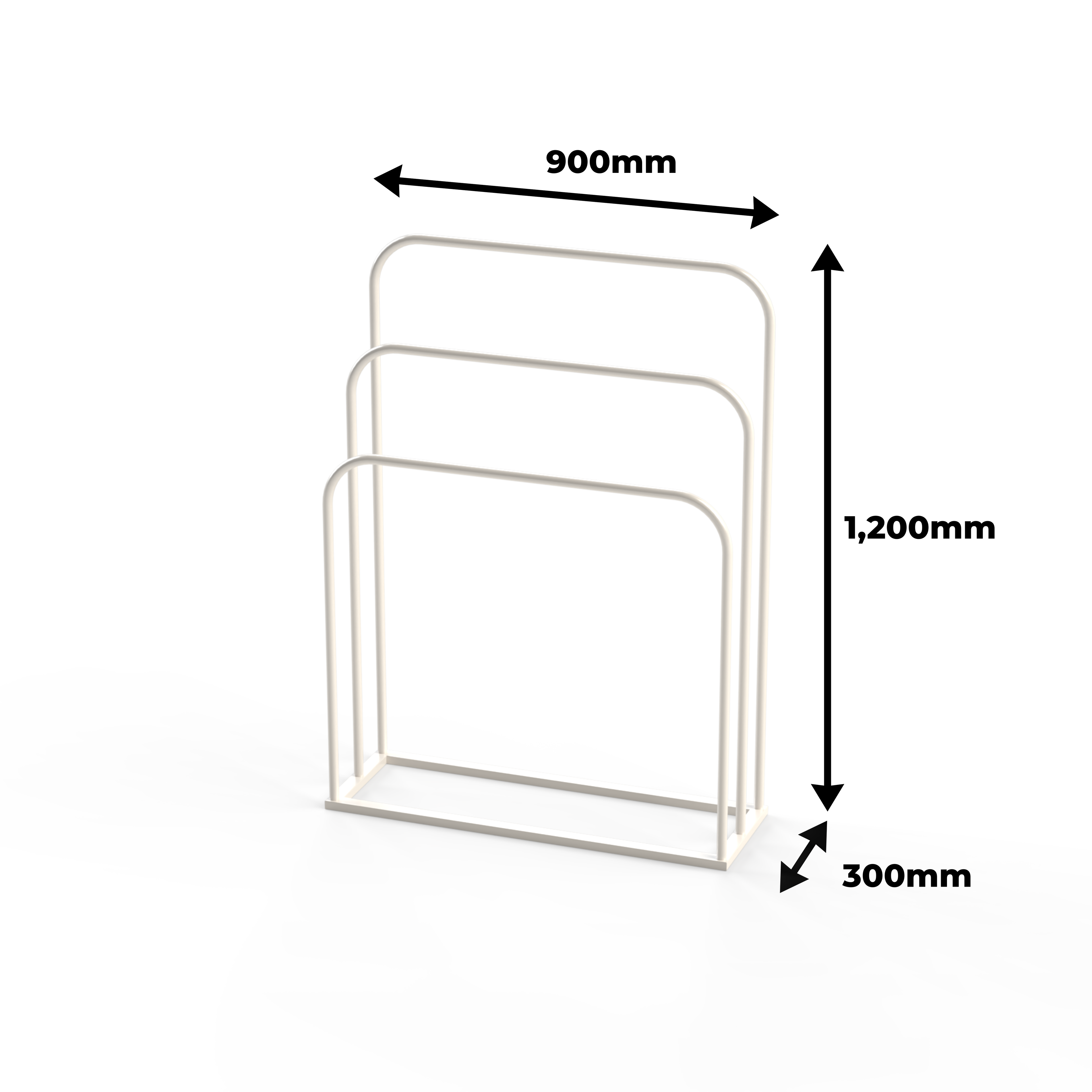 Scarab Amanda Wide Towel Rail