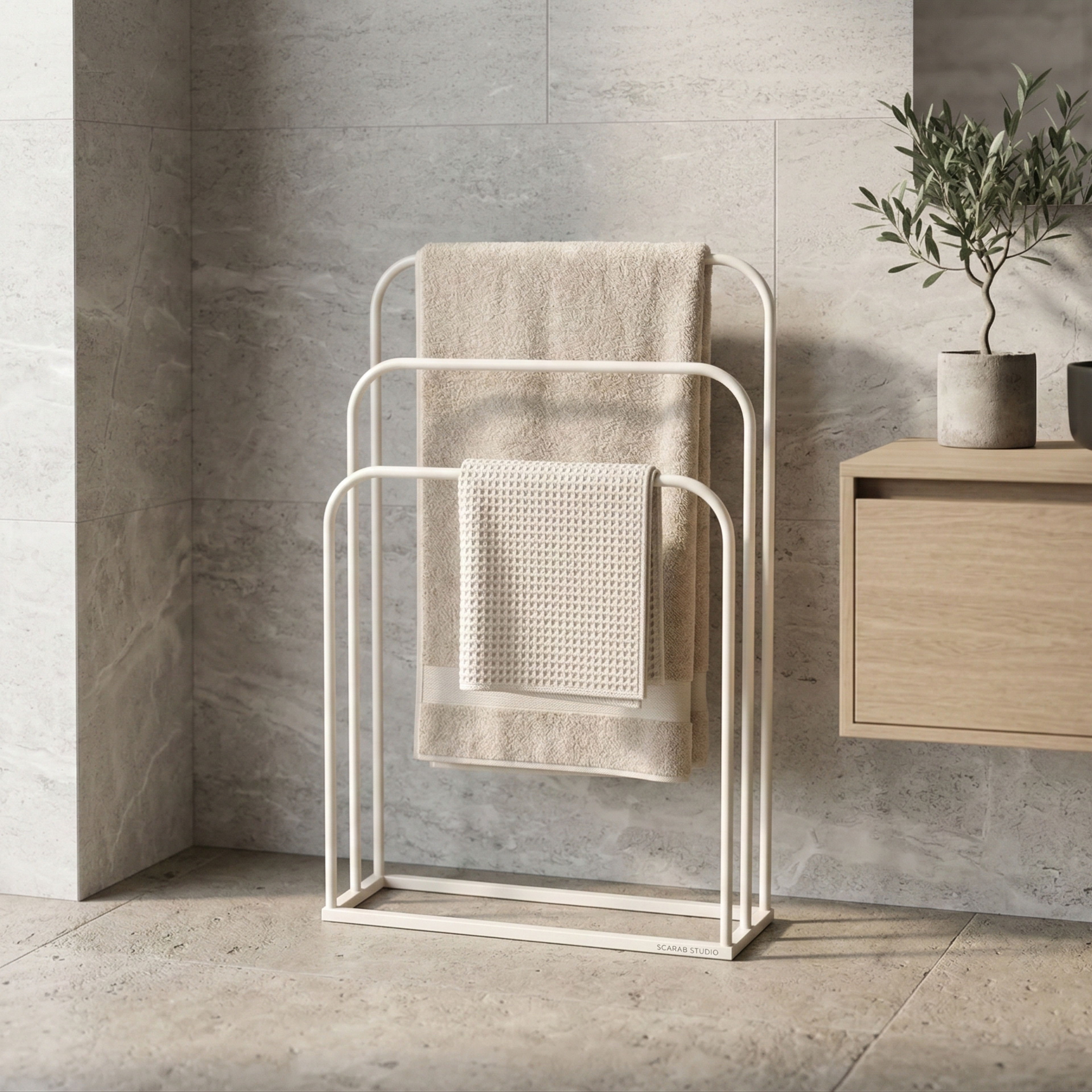 Scarab Amanda Wide Towel Rail