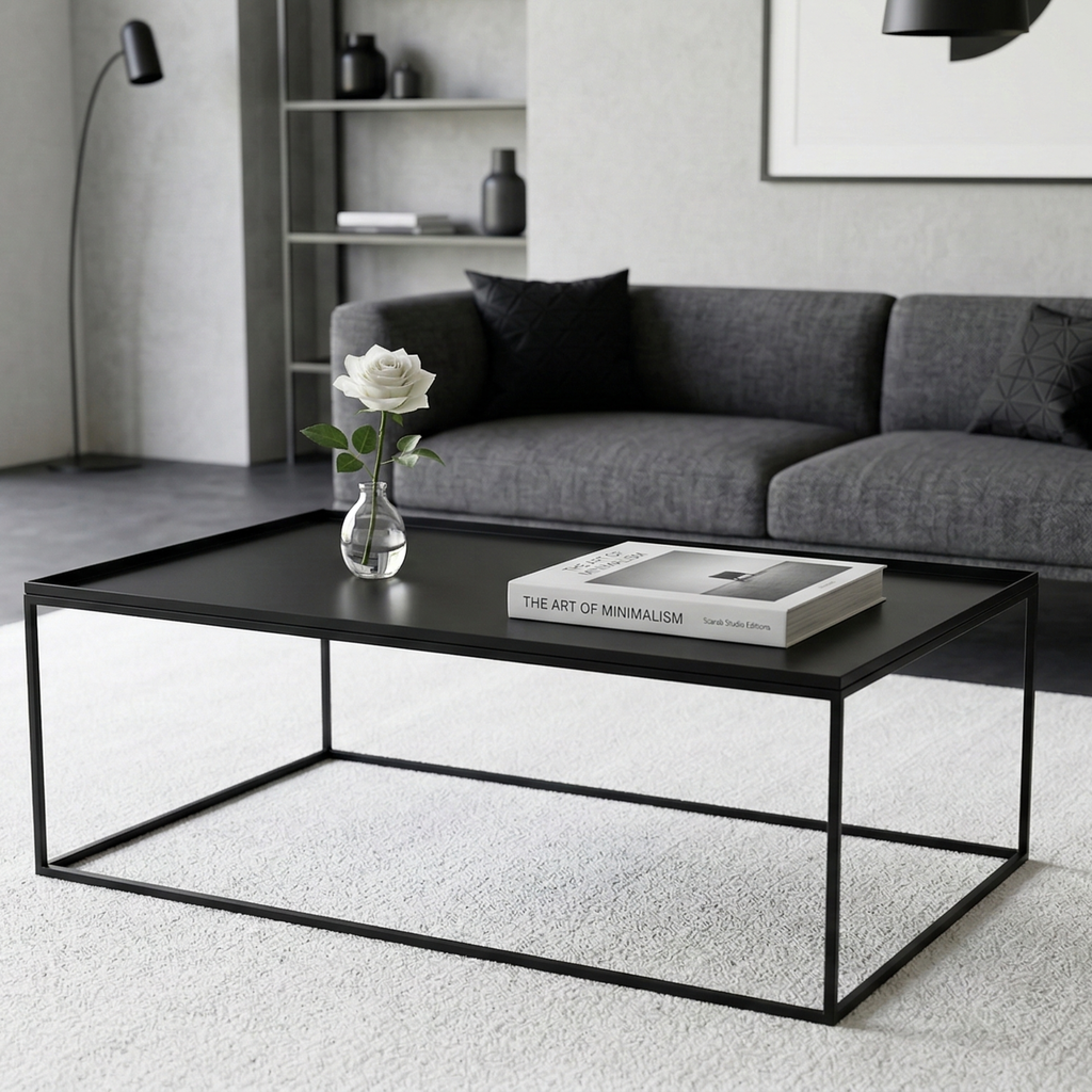 Scarab Claire Rectangular Minimalist Coffee Table