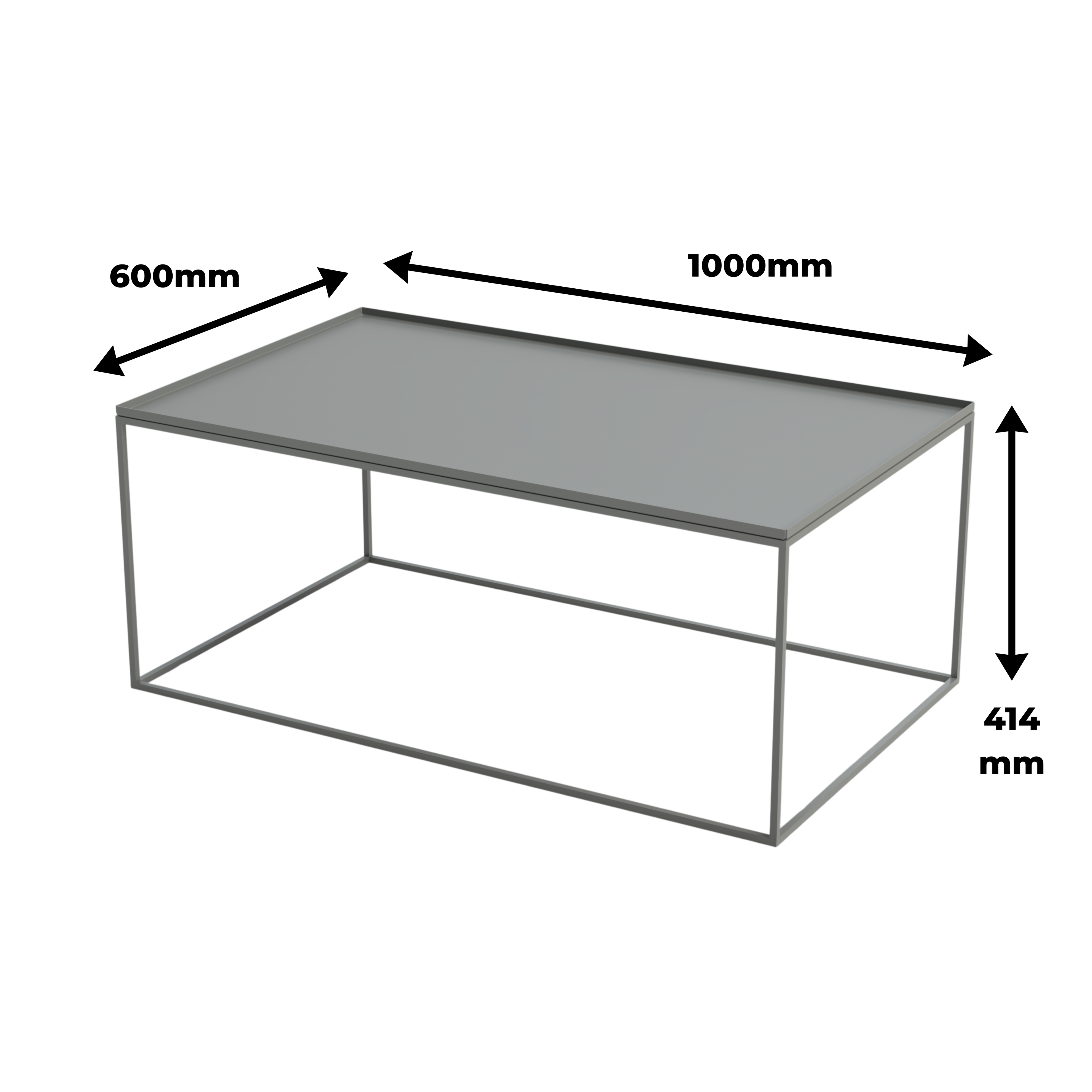 Scarab Claire Rectangular Minimalist Coffee Table