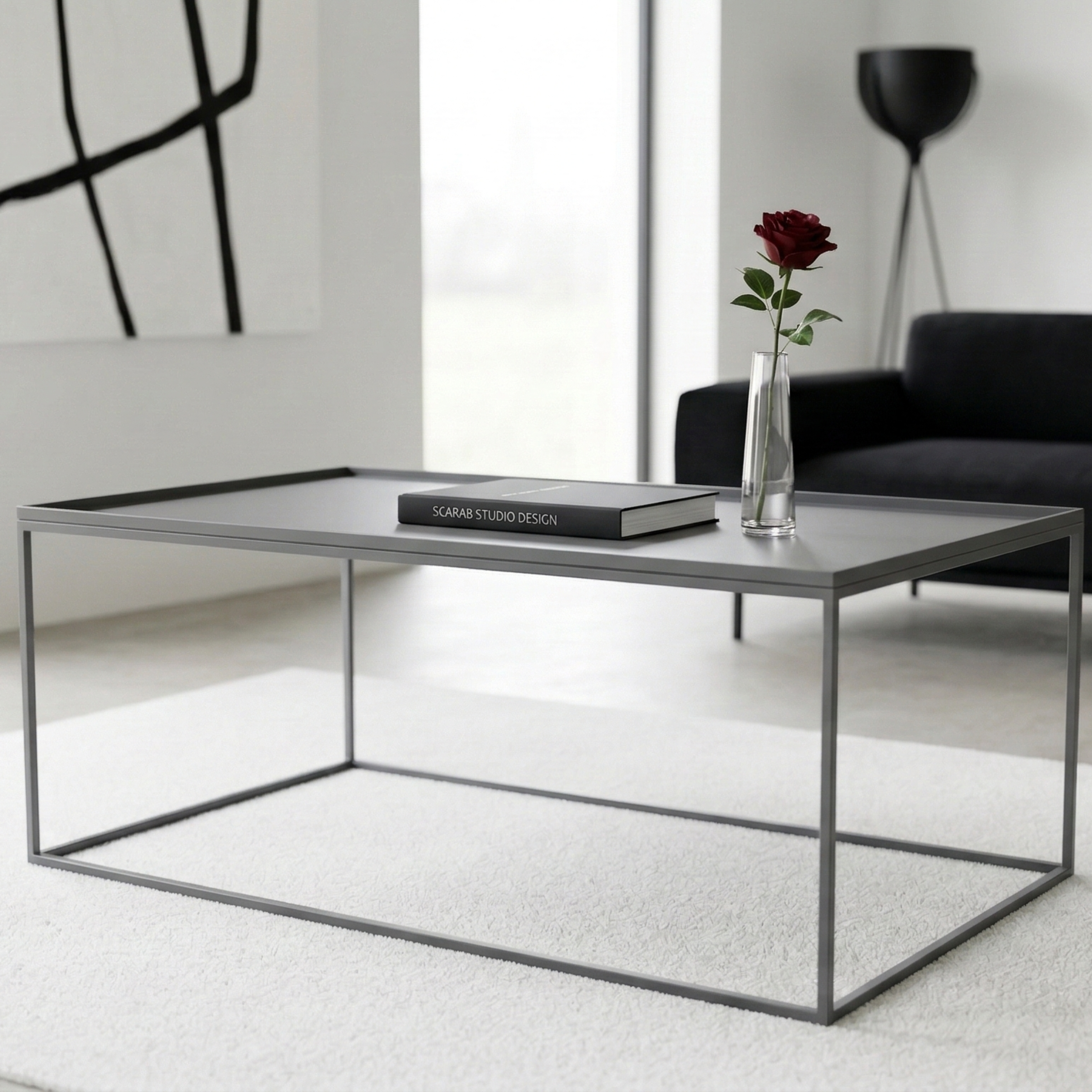 Scarab Claire Rectangular Minimalist Coffee Table