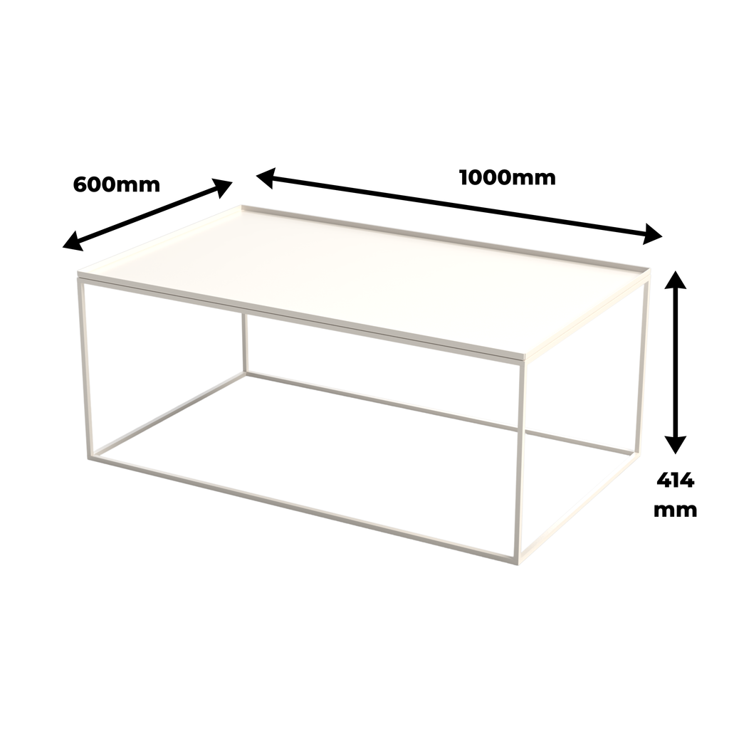 Scarab Claire Rectangular Minimalist Coffee Table
