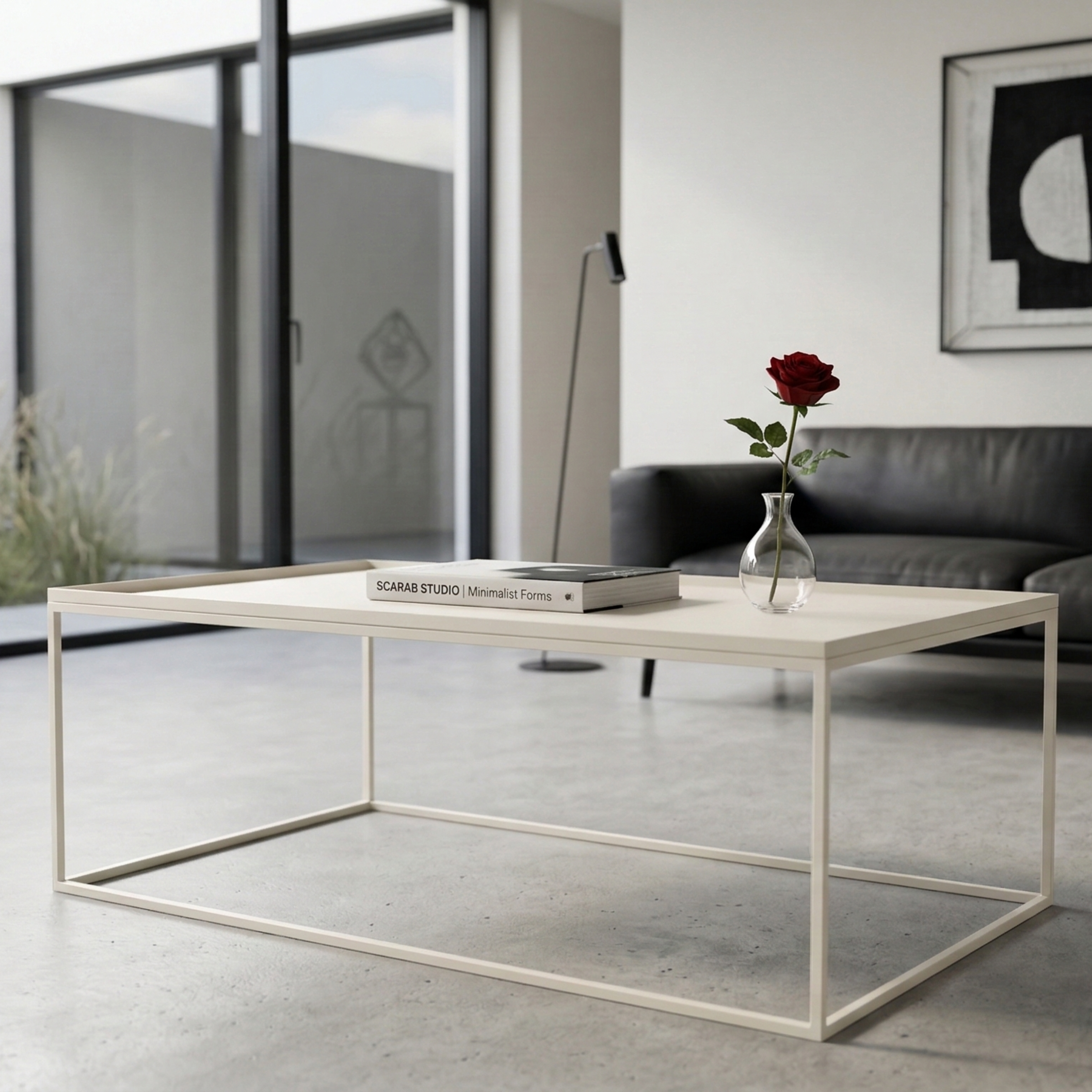 Scarab Claire Rectangular Minimalist Coffee Table