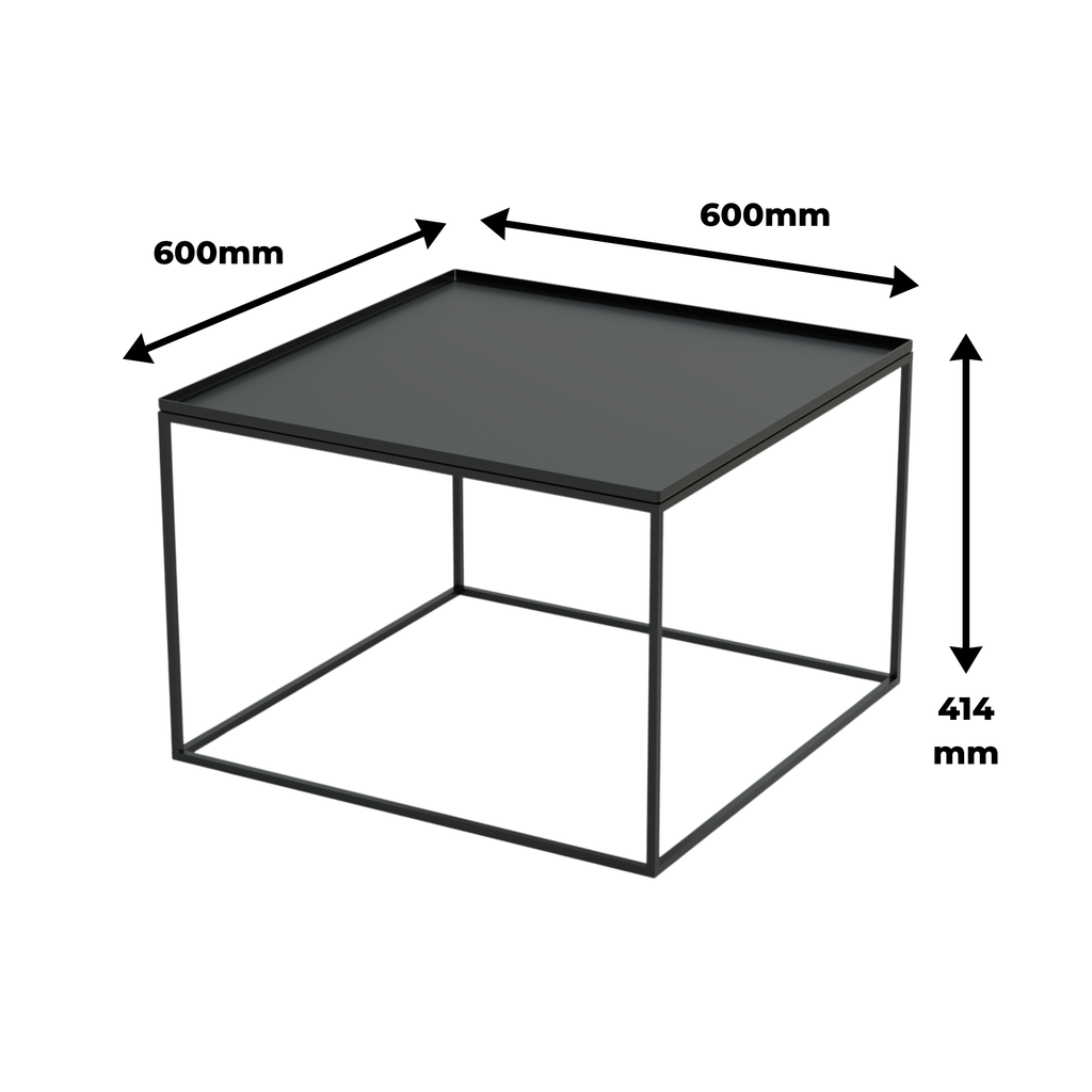 Scarab Claire Square Minimalist Coffee Table