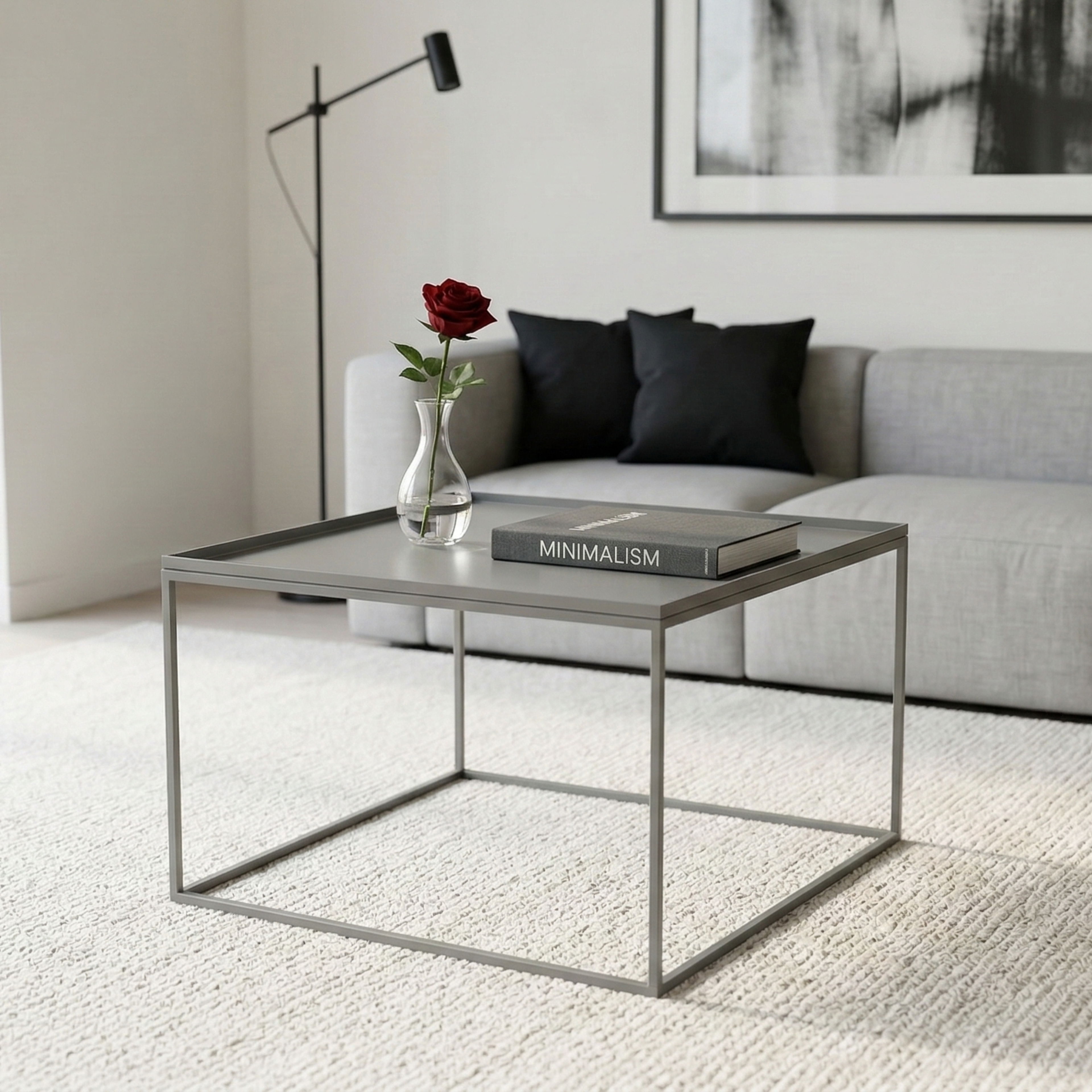 Scarab Claire Square Minimalist Coffee Table
