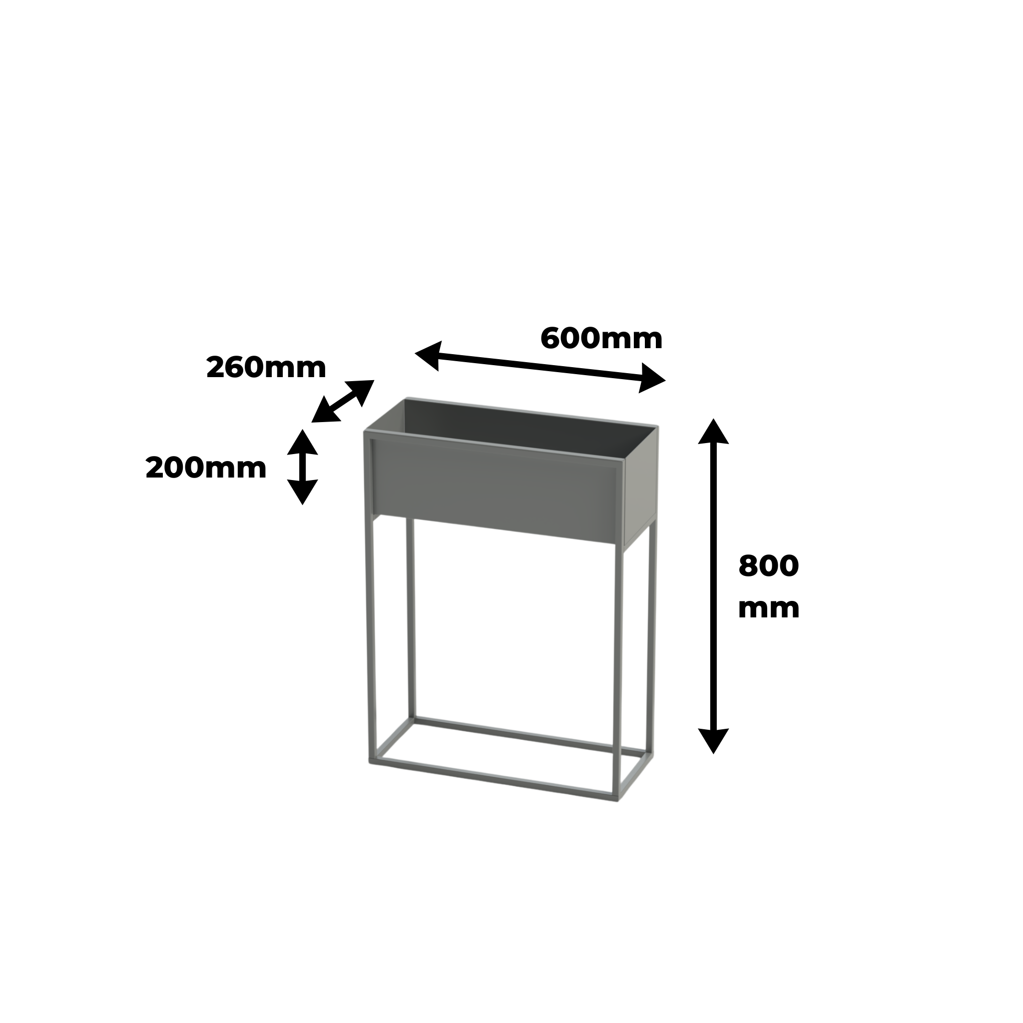 Scarab Emelyn Rectangular Planter Box