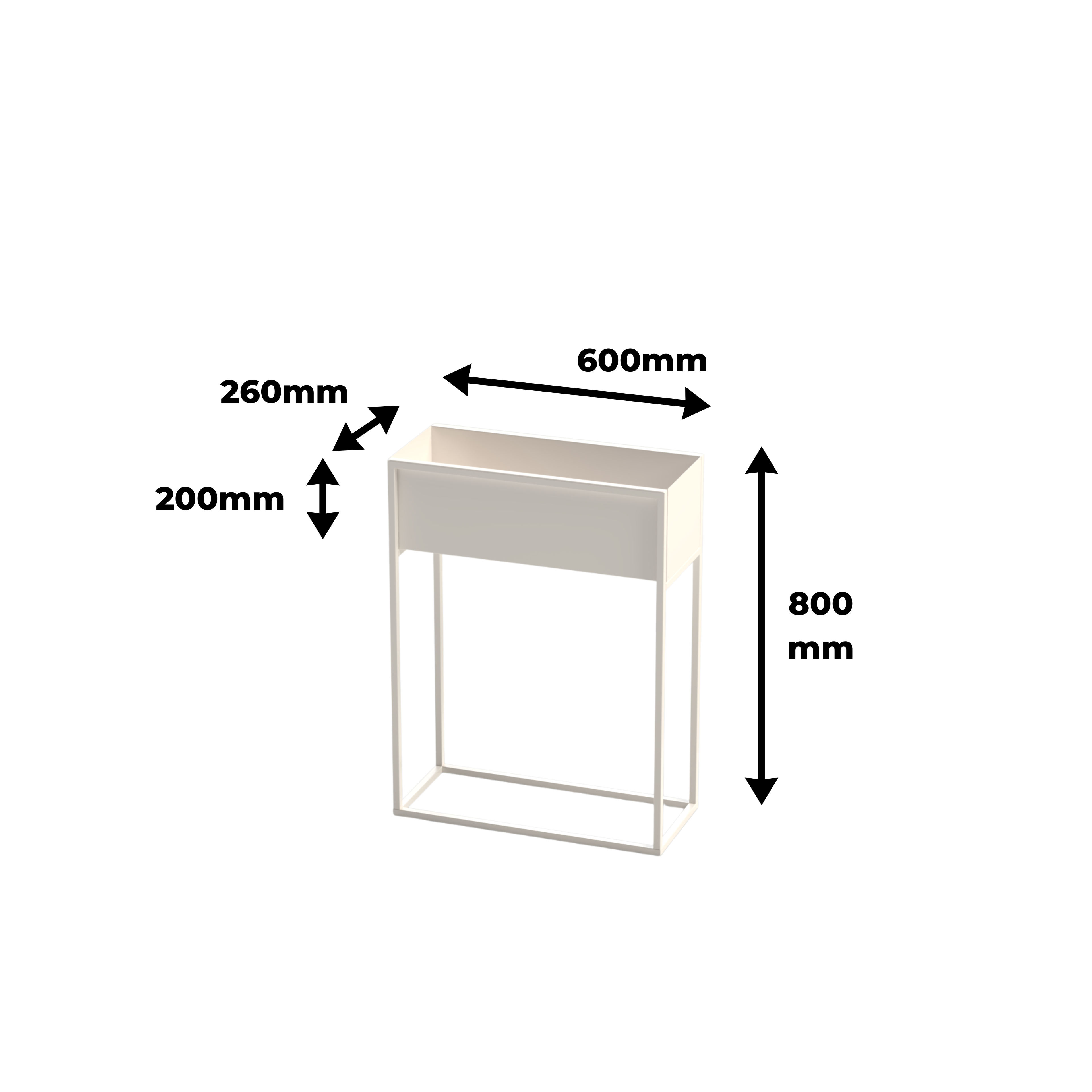 Scarab Emelyn Rectangular Planter Box