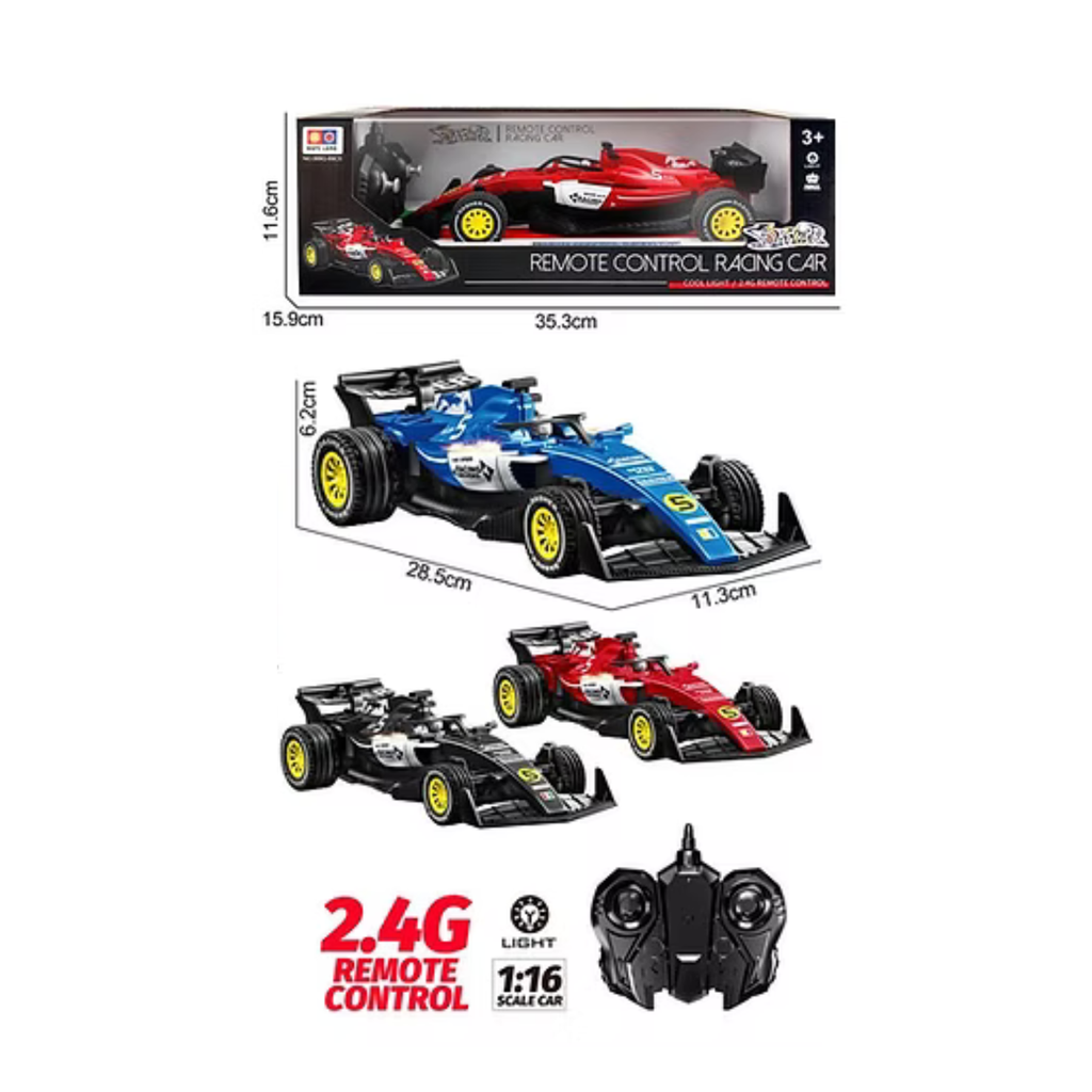 Formula Racing Car Toy - 1:16 Scale High-Speed Remote Control Car (RC)