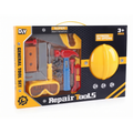 Kids DIY Pretend Play General Tool & Construction Set with Hard Hat