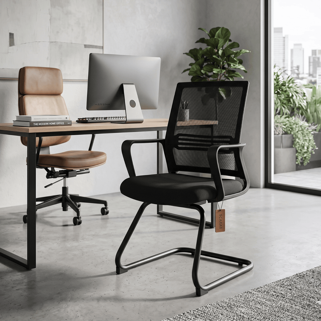 Scarab Rome Mid-Back Visitors Chair